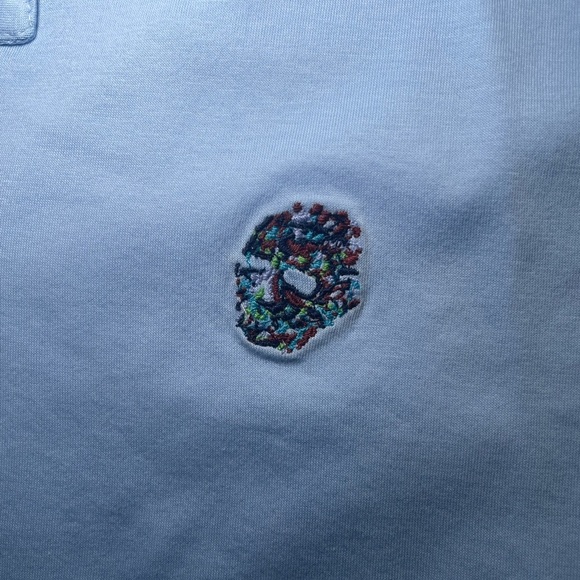 Robert Graham light blue classic fit polo shirt sz L - Picture 2 of 7